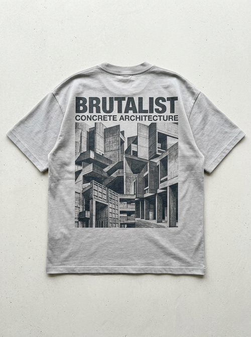 Concrete Dreams oversized streetwear t-shirt - back