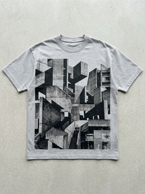 Concrete Dreams oversized streetwear t-shirt - front