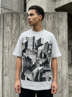 Concrete Dreams oversized streetwear t-shirt - model