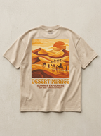 Desert Mirage oversized streetwear t-shirt - back